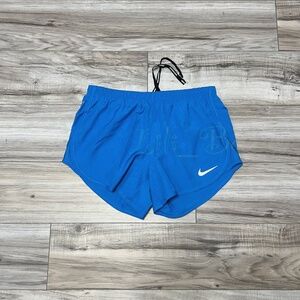 Nike Women's DRI-FIT Tempo Running Shorts Brief Lined AJ4713-403 Blue NWT Size S